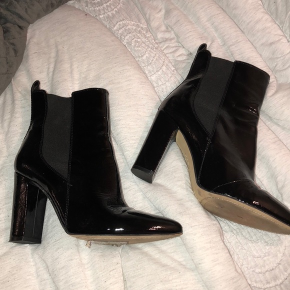 patent leather booties dsw